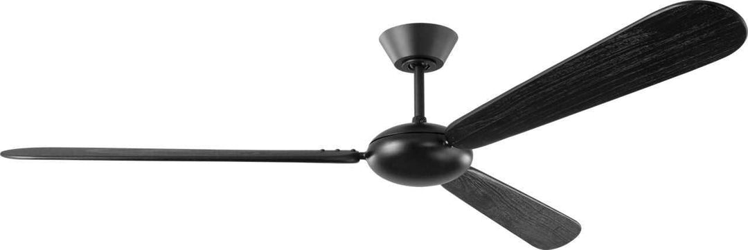 Pod 64" Ceiling Fan in Midnight Black Visual Comfort Fan Canada