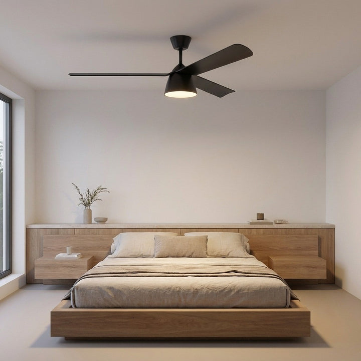 Visual Comfort Fan Canada - 3STUSM60MBKD - 60" Ceiling Fan - Studio - Midnight Black