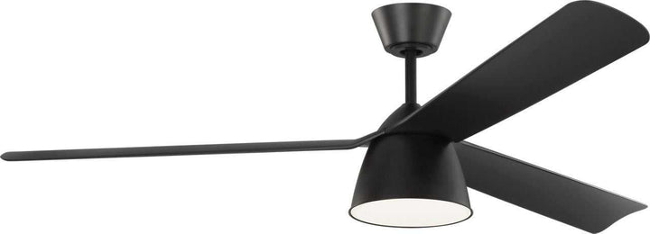 Studio 60" Ceiling Fan in Midnight Black Visual Comfort Fan Canada