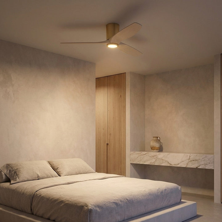 Visual Comfort Fan Canada - 3SYRHSM52BBSWWOD - 52" Ceiling Fan - Seyra - Burnished Brass