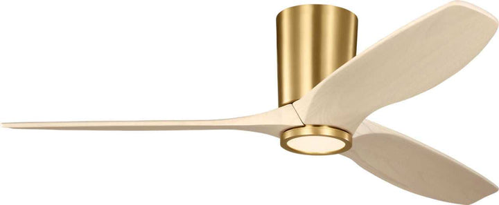 Seyra 52" Ceiling Fan in Burnished Brass Visual Comfort Fan Canada