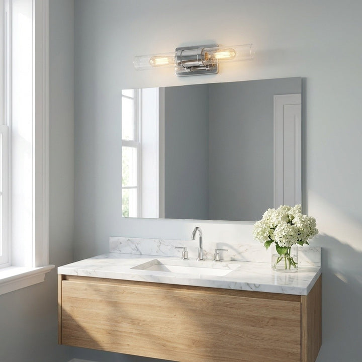 Visual Comfort Studio Canada - 4465002CC-05 - Two Light Vanity - Keaton - Chrome | Chrome