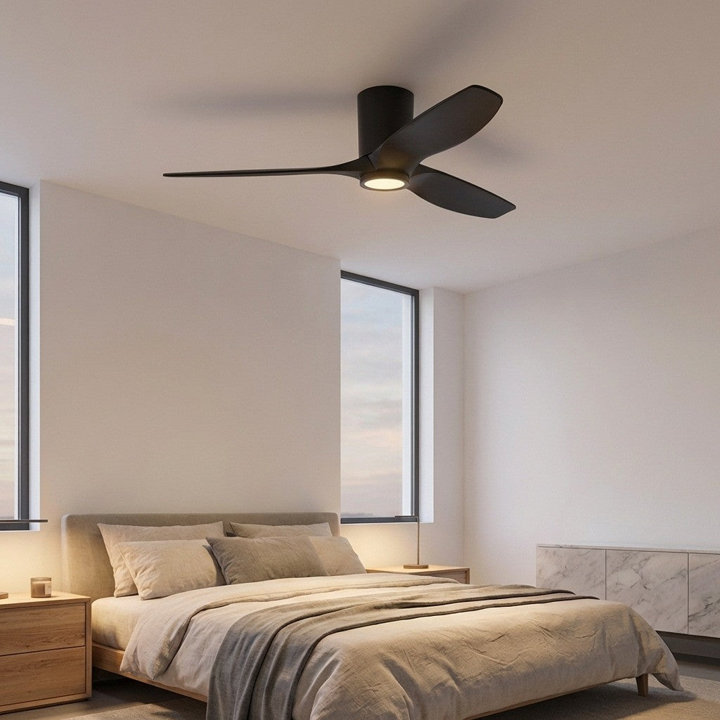 Visual Comfort Fan Canada - 3SYRHSM52MBKD - 52" Ceiling Fan - Seyra - Midnight Black