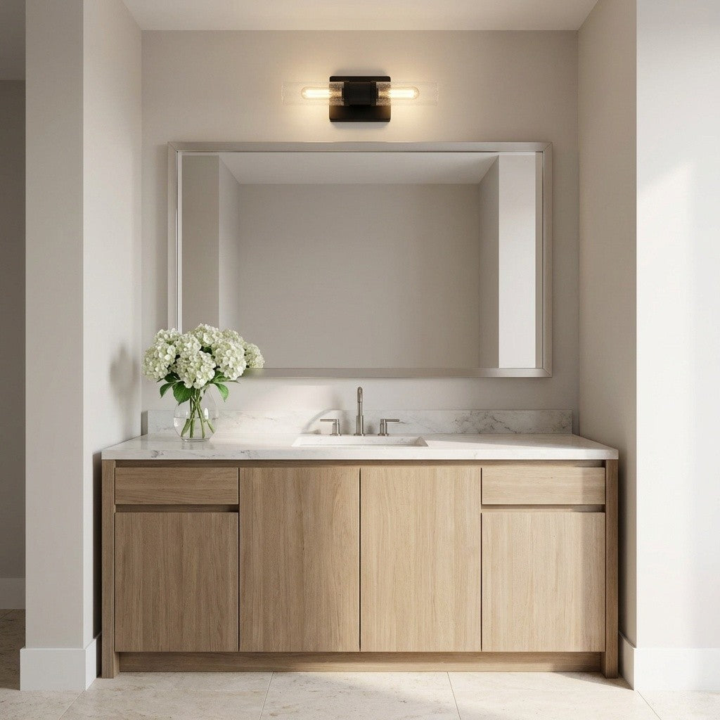 Visual Comfort Studio Canada - 4465002CC-112 - Two Light Vanity - Keaton - Midnight Black | Midnight Black