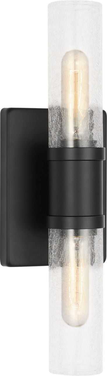 Visual Comfort Studio Canada - 4465002CC-112 - Two Light Vanity - Keaton - Midnight Black | Midnight Black