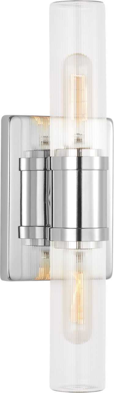 Visual Comfort Studio Canada - 4465002CF-05 - Two Light Vanity - Keaton - Chrome | Chrome