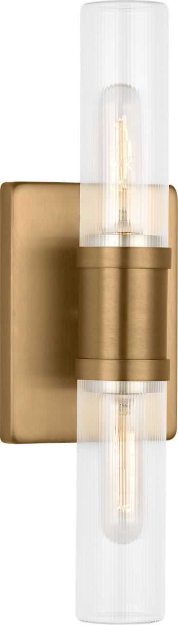 Visual Comfort Studio Canada - 4465002CF-848 - Two Light Vanity - Keaton - Satin Brass | Satin Brass