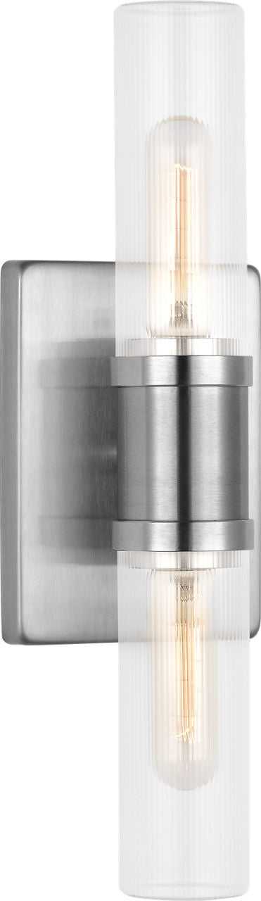Visual Comfort Studio Canada - 4465002CF-962 - Two Light Vanity - Keaton - Brushed Nickel | Brushed Nickel