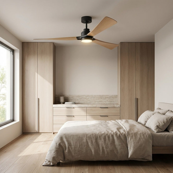 Visual Comfort Fan Canada - 3TRLSM60MBKNHD - 60" Ceiling Fan - Trillium - Midnight Black