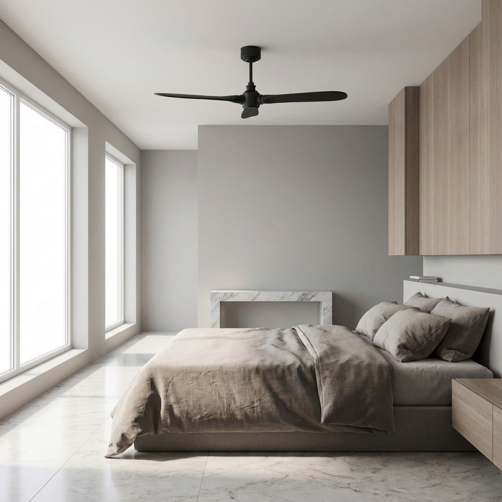 Visual Comfort Fan Canada - 3VALSM60MBK - 60" Ceiling Fan - Valiant - Midnight Black