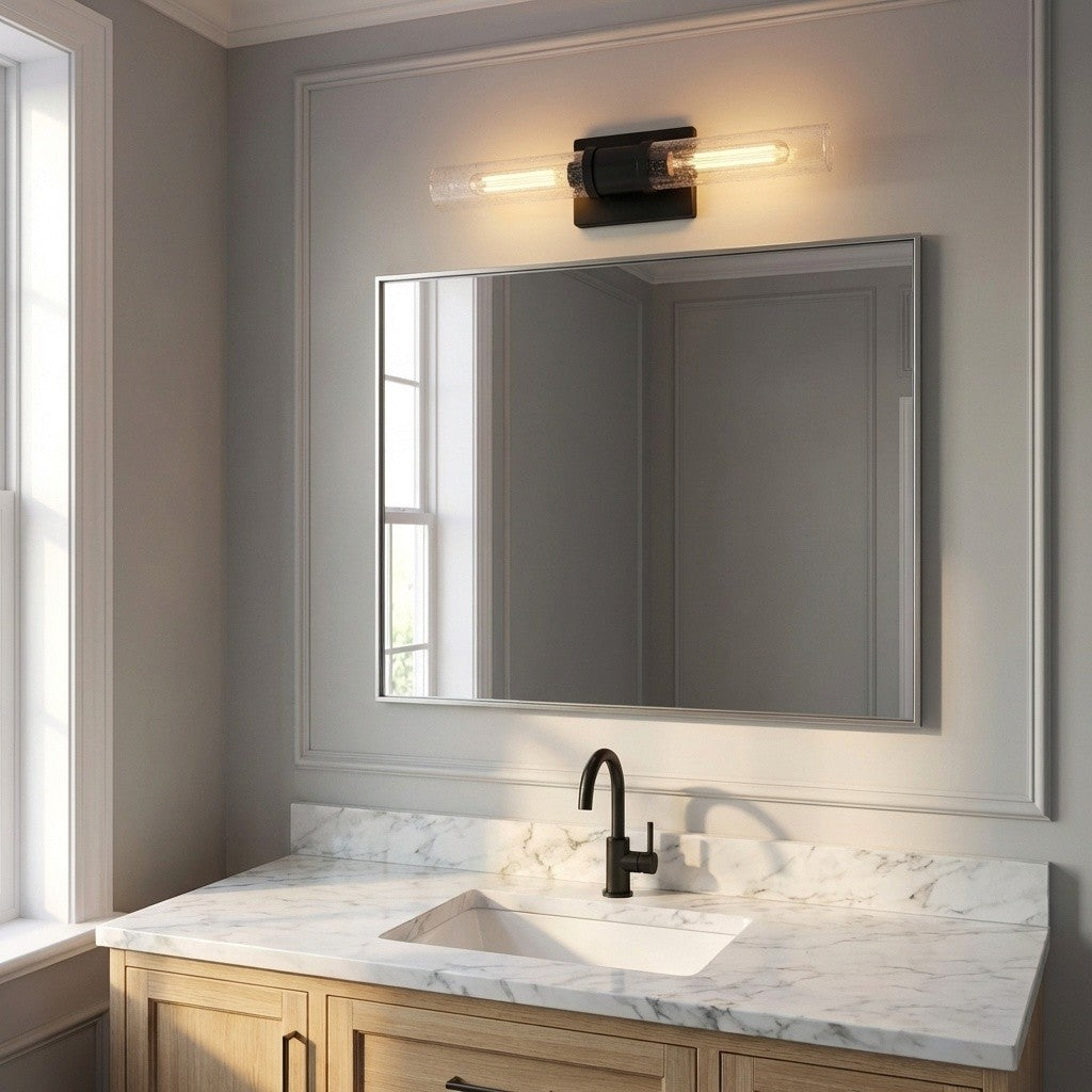 Visual Comfort Studio Canada - 4565002CC-112 - Two Light Vanity - Keaton - Midnight Black | Midnight Black