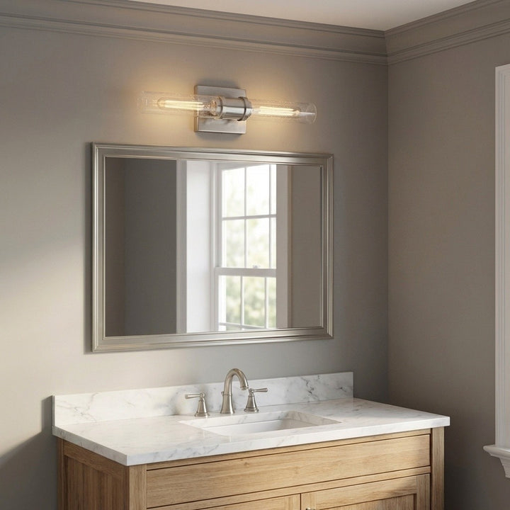 Visual Comfort Studio Canada - 4565002CC-962 - Two Light Vanity - Keaton - Brushed Nickel | Brushed Nickel