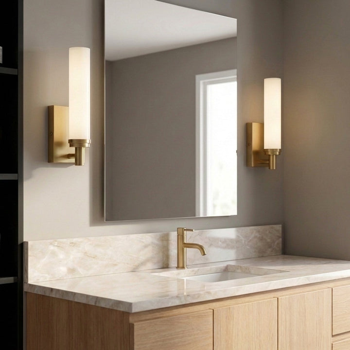 Generation Lighting Canada - GLV1441SB-L - LED Vanity - Coles - Satin Brass