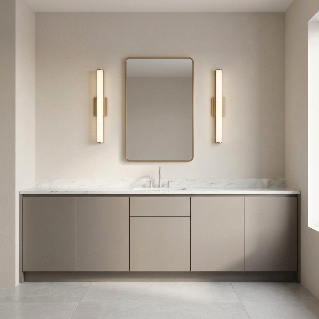 Generation Lighting Canada - GLV1531SB-L - LED Vanity - Cavitt - Satin Brass