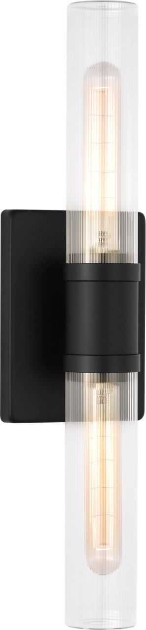 Visual Comfort Studio Canada - 4565002CF-112 - Two Light Vanity - Keaton - Midnight Black | Midnight Black