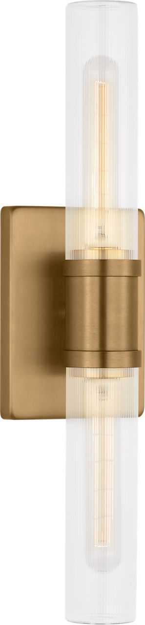 Visual Comfort Studio Canada - 4565002CF-848 - Two Light Vanity - Keaton - Satin Brass | Satin Brass