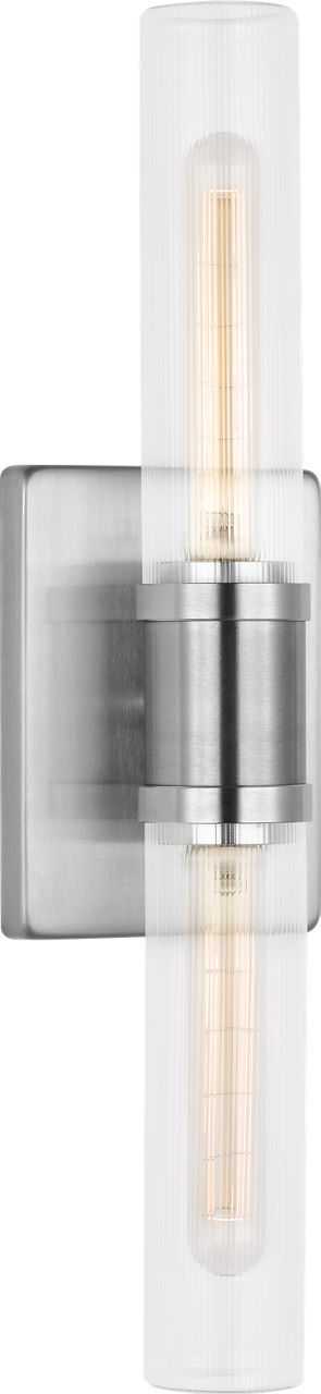 Visual Comfort Studio Canada - 4565002CF-962 - Two Light Vanity - Keaton - Brushed Nickel | Brushed Nickel