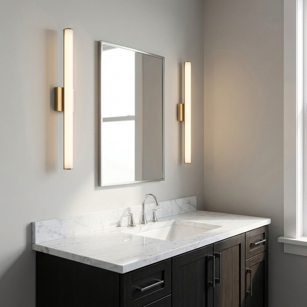 Generation Lighting Canada - GLV1551SB-L - LED Vanity - Cavitt - Satin Brass