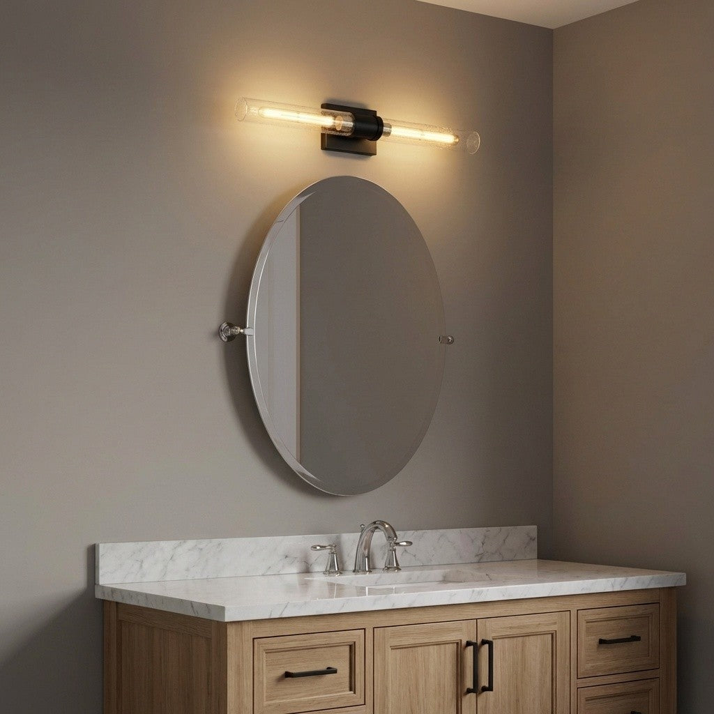 Visual Comfort Studio Canada - 4665002CC-112 - Two Light Vanity - Keaton - Midnight Black | Midnight Black
