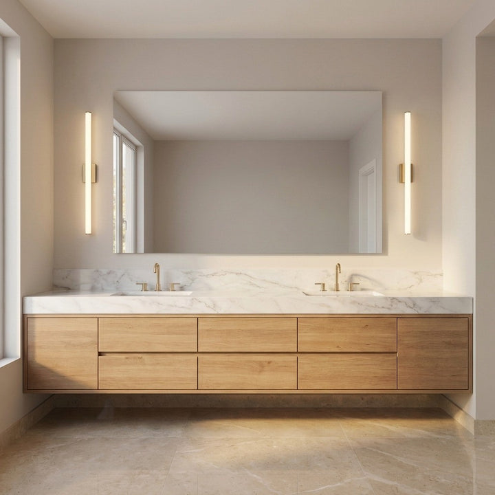 Generation Lighting Canada - GLV1561SB-L - LED Vanity - Cavitt - Satin Brass