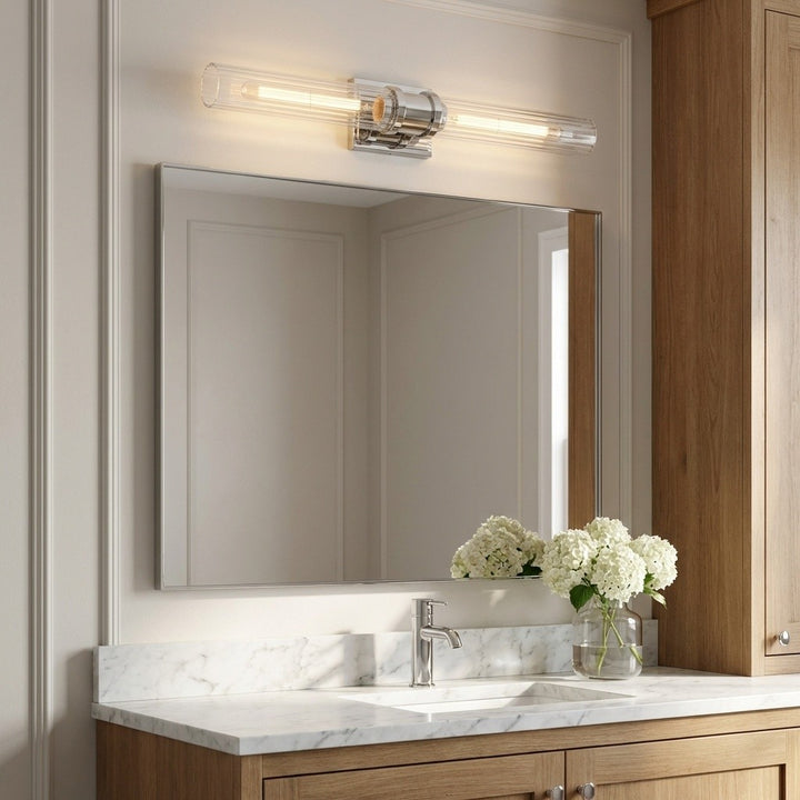 Visual Comfort Studio Canada - 4665002CF-05 - Two Light Vanity - Keaton - Chrome | Chrome