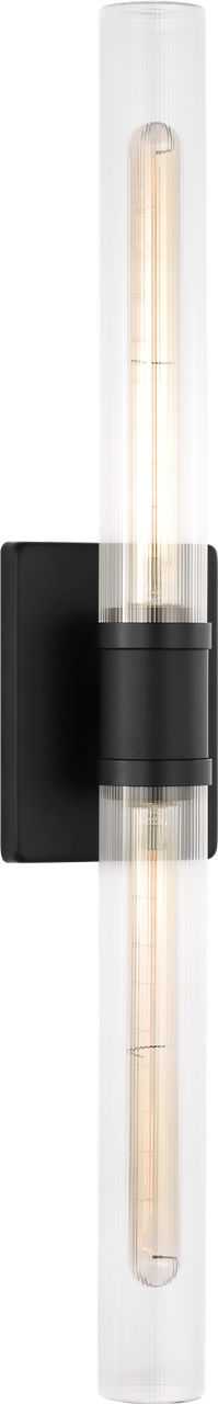 Visual Comfort Studio Canada - 4665002CF-112 - Two Light Vanity - Keaton - Midnight Black | Midnight Black