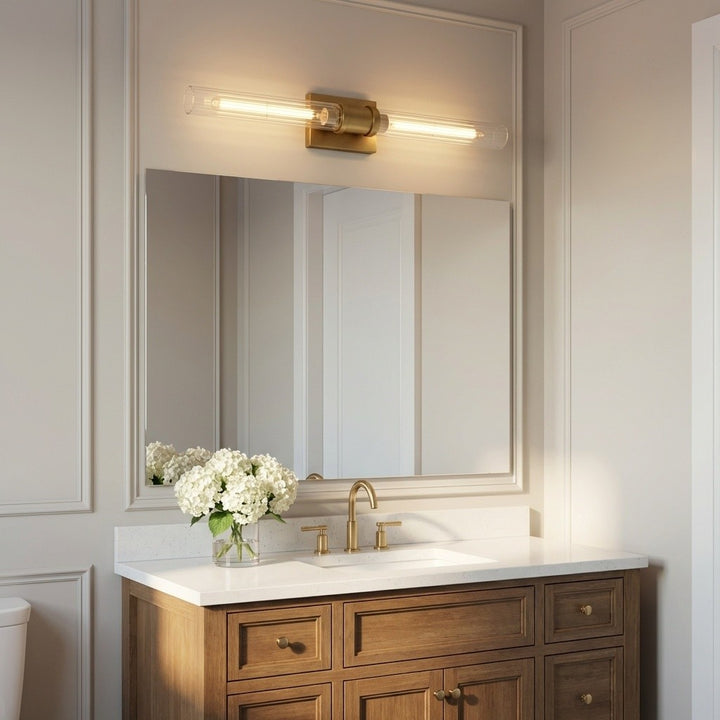 Visual Comfort Studio Canada - 4665002CF-848 - Two Light Vanity - Keaton - Satin Brass | Satin Brass