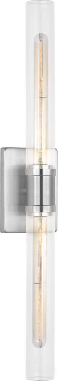 Visual Comfort Studio Canada - 4665002CF-962 - Two Light Vanity - Keaton - Brushed Nickel | Brushed Nickel