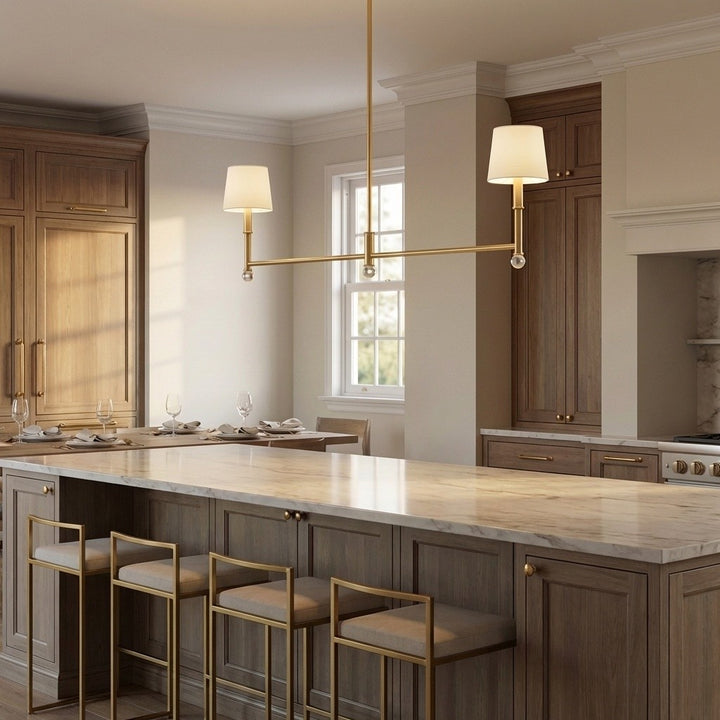 Visual Comfort Studio Canada - AC1182GD - Two Light Linear Chandelier - Greard - Gild | Gild