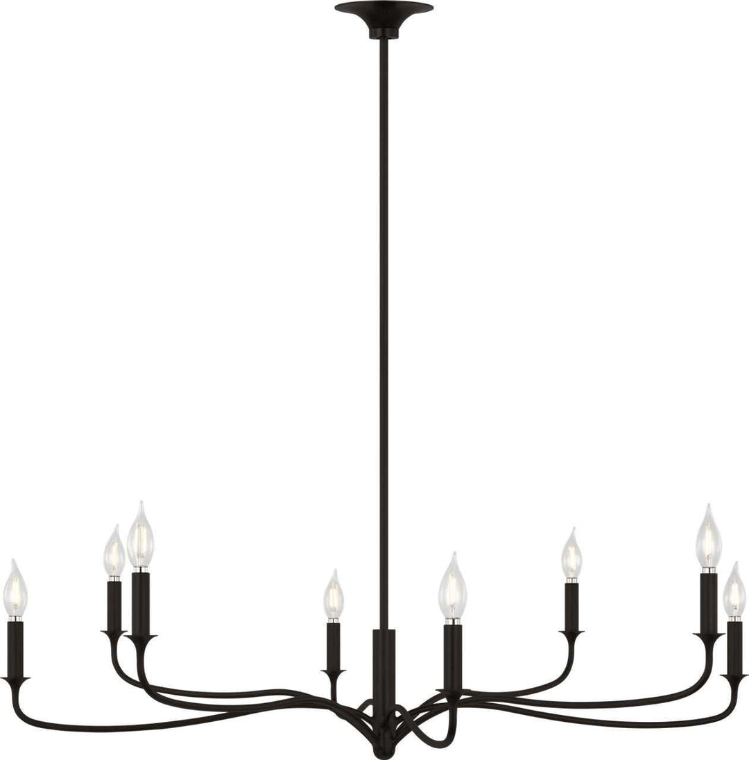 Visual Comfort Studio Canada - AC1218AI - Eight Light Chandelier - Chatsworth - Aged Iroged Iron