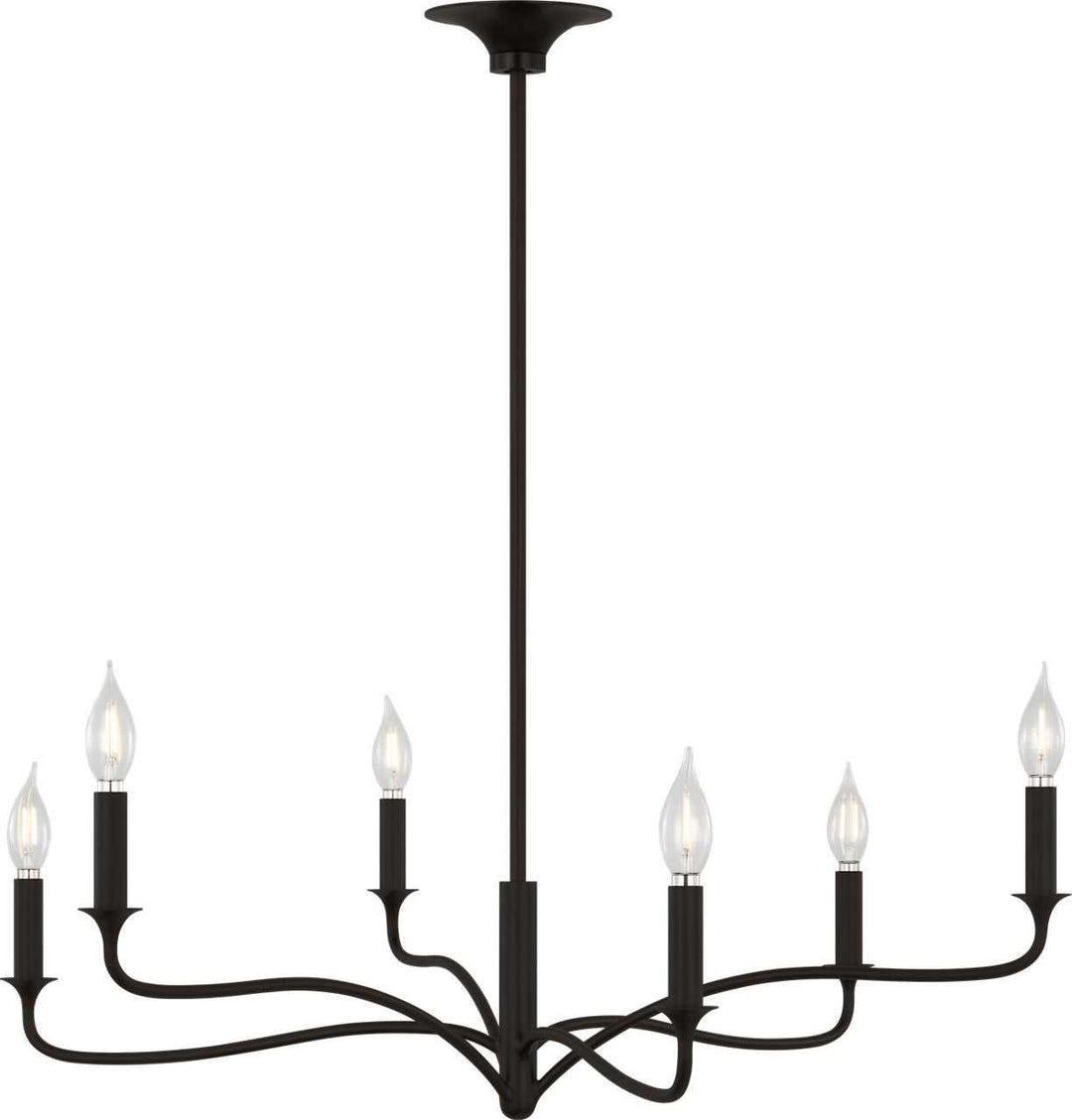 Visual Comfort Studio Canada - AC1226AI - Six Light Chandelier - Chatsworth - Aged Iroged Iron