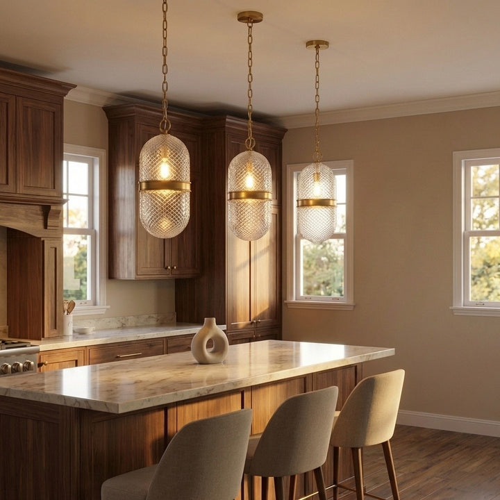 Visual Comfort Studio Canada - AP1291BBS - One Light Pendant - Lucinda - Burnished Brass | Burnished Brass