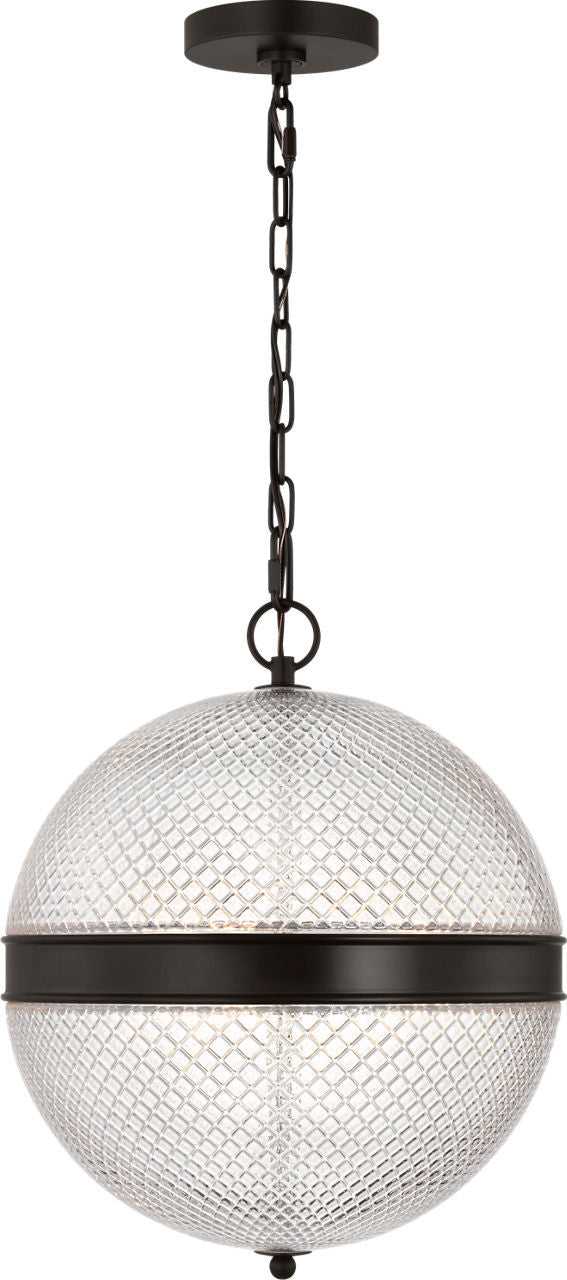 Visual Comfort Studio Canada - AP1303AI - Three Light Pendant - Lucinda - Aged Iron | Aged Iron