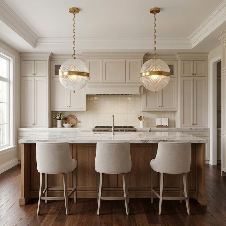Visual Comfort Studio Canada - AP1303BBS - Three Light Pendant - Lucinda - Burnished Brass | Burnished Brass
