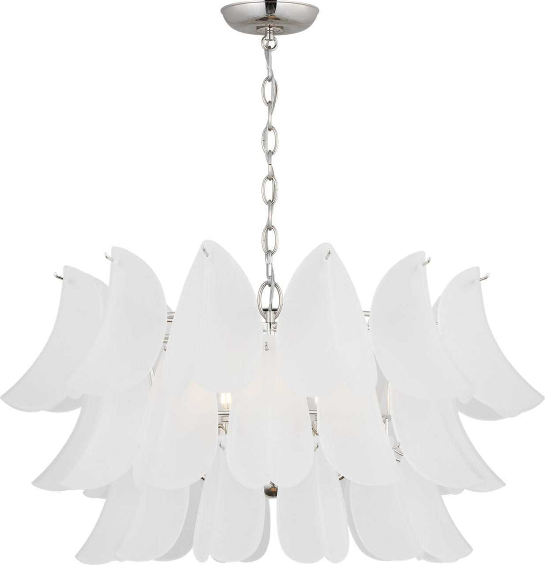 Visual Comfort Studio Canada - CC1825PN - Five Light Chandelier - Chloe - Polished Nickel | Polished Nickel