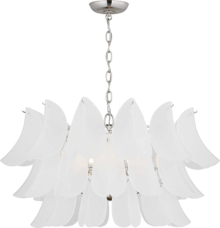 Visual Comfort Studio Canada - CC1825PN - Five Light Chandelier - Chloe - Polished Nickel | Polished Nickel