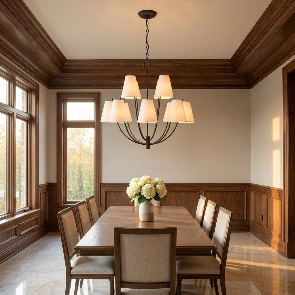Visual Comfort Studio Canada - CC18312AI - 12 Light Chandelier - Marina - Aged Iron | Aged Iron
