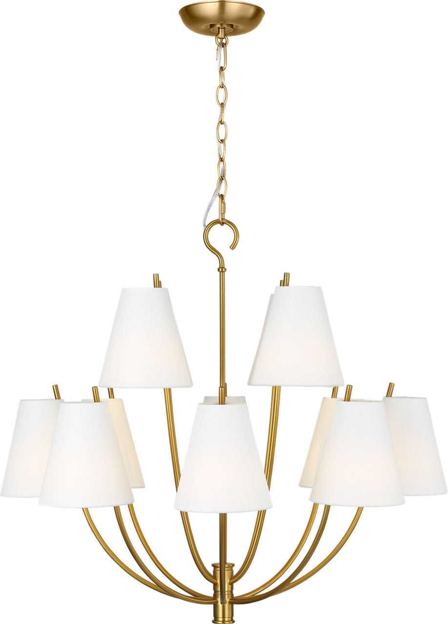 Visual Comfort Studio Canada - CC18312BBS - 12 Light Chandelier - Marina - Burnished Brass | Burnished Brass