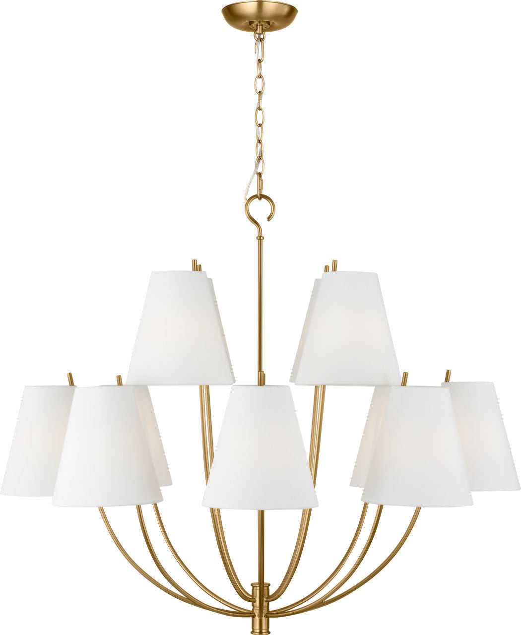 Visual Comfort Studio Canada - CC18412BBS - 12 Light Chandelier - Marina - Burnished Brass/Burnished Brass