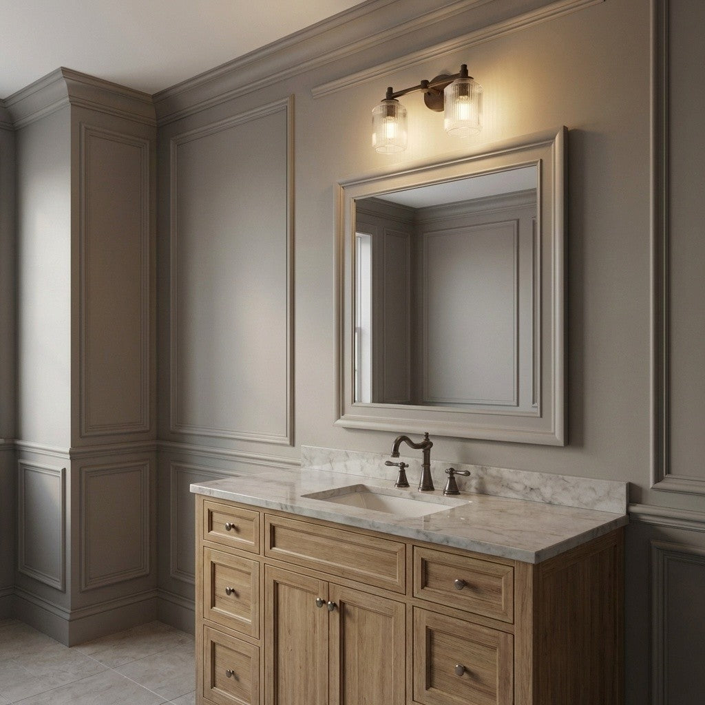 Visual Comfort Studio Canada - CV1092AI - Two Light Bath - Barstow - Aged Iron | Aged Iron