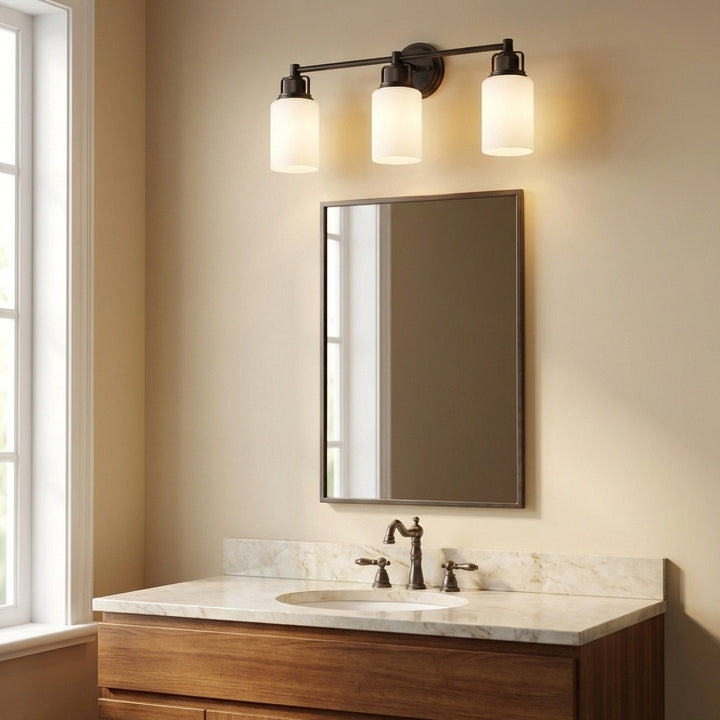Visual Comfort Studio Canada - CV1113AI - Three Light Bath - Ashford - Aged Iron | Aged Iron