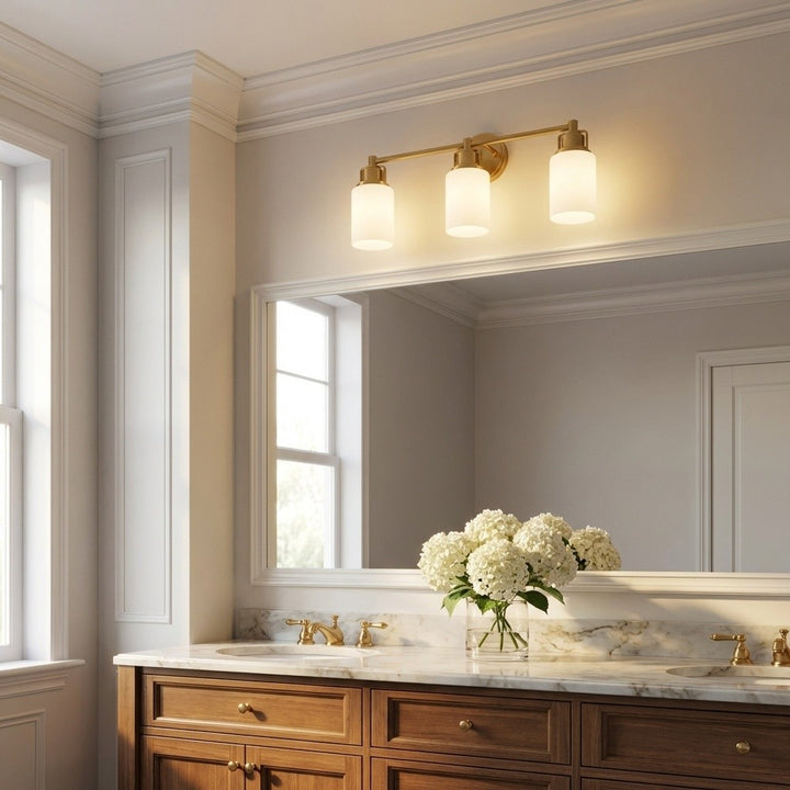 Visual Comfort Studio Canada - CV1113BBS - Three Light Bath - Ashford - Burnished Brass | Burnished Brass