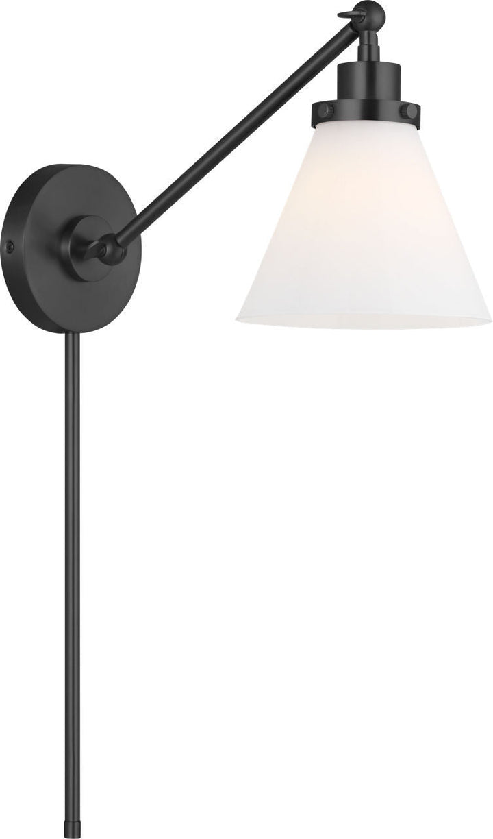 Visual Comfort Studio Canada - CW1121MBKMG - One Light Wall Sconce - Wellfleet - Midnight Black | Midnight Black