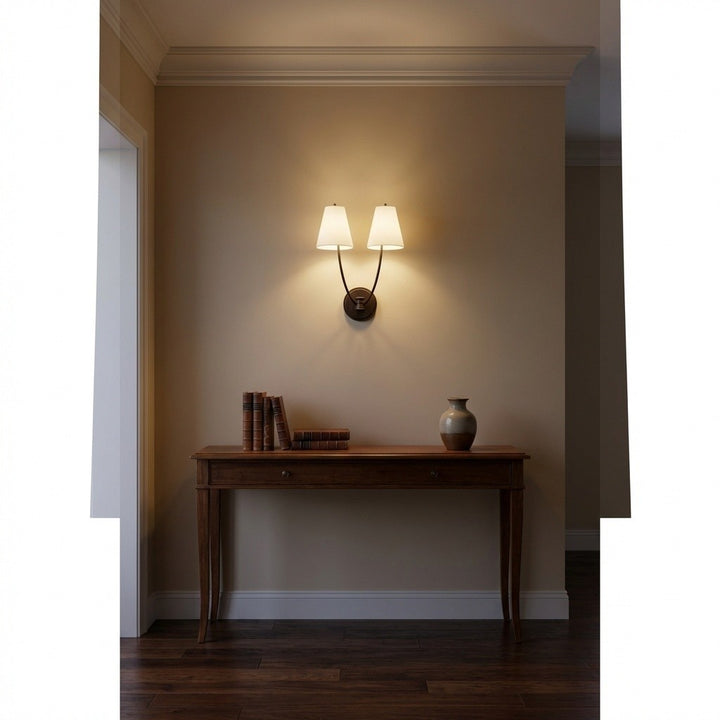Visual Comfort Studio Canada - CW1422AI - Two Light Wall Sconce - Marina - Aged Iron | Aged Iron