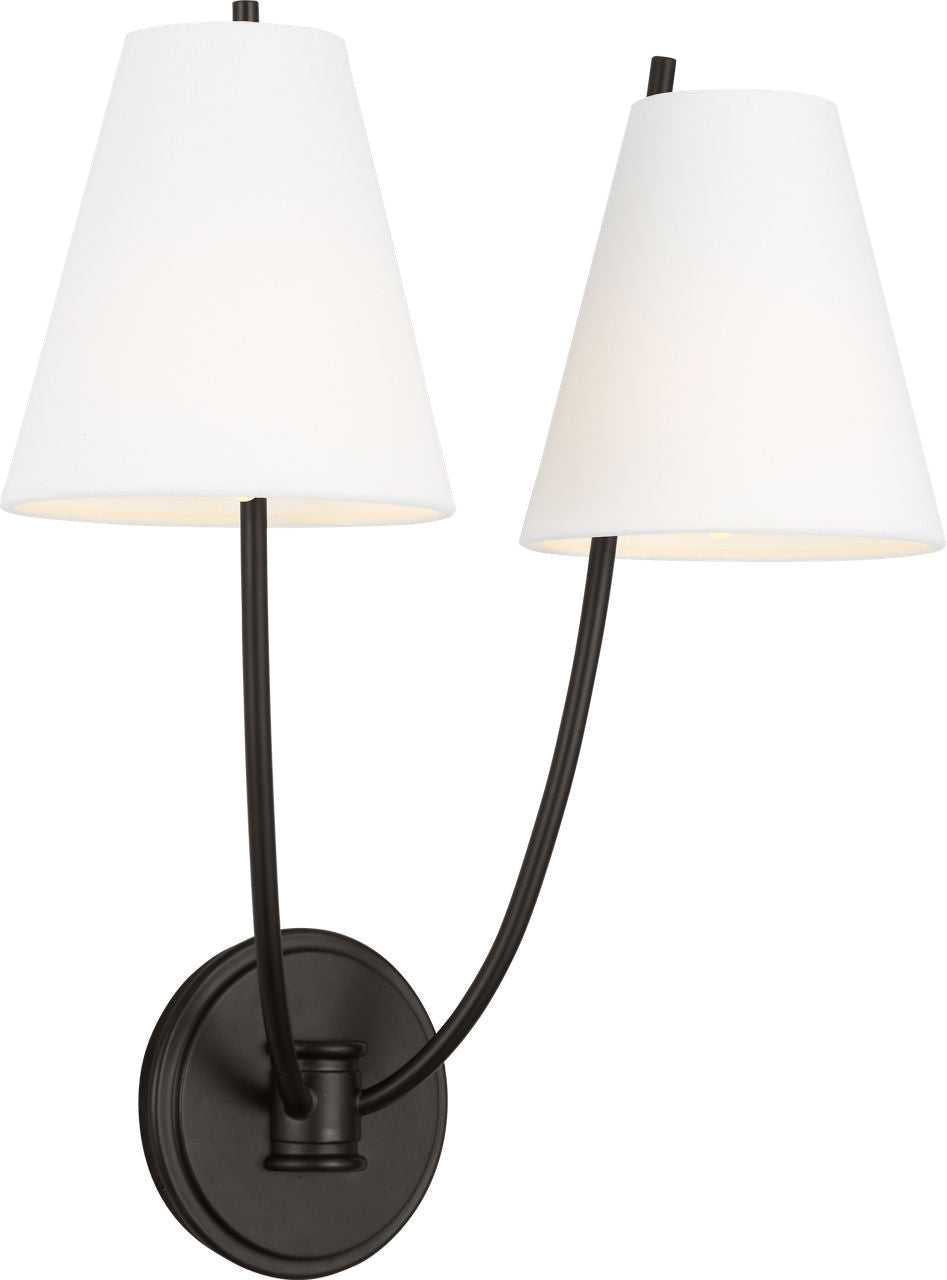 Visual Comfort Studio Canada - CW1422AI - Two Light Wall Sconce - Marina - Aged Iron | Aged Iron
