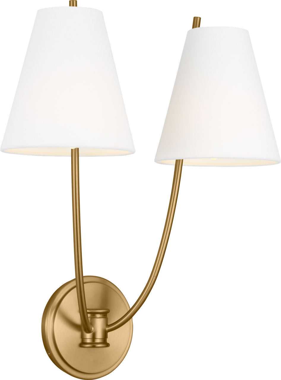 Visual Comfort Studio Canada - CW1422BBS - Two Light Wall Sconce - Marina - Burnished Brass | Burnished Brass