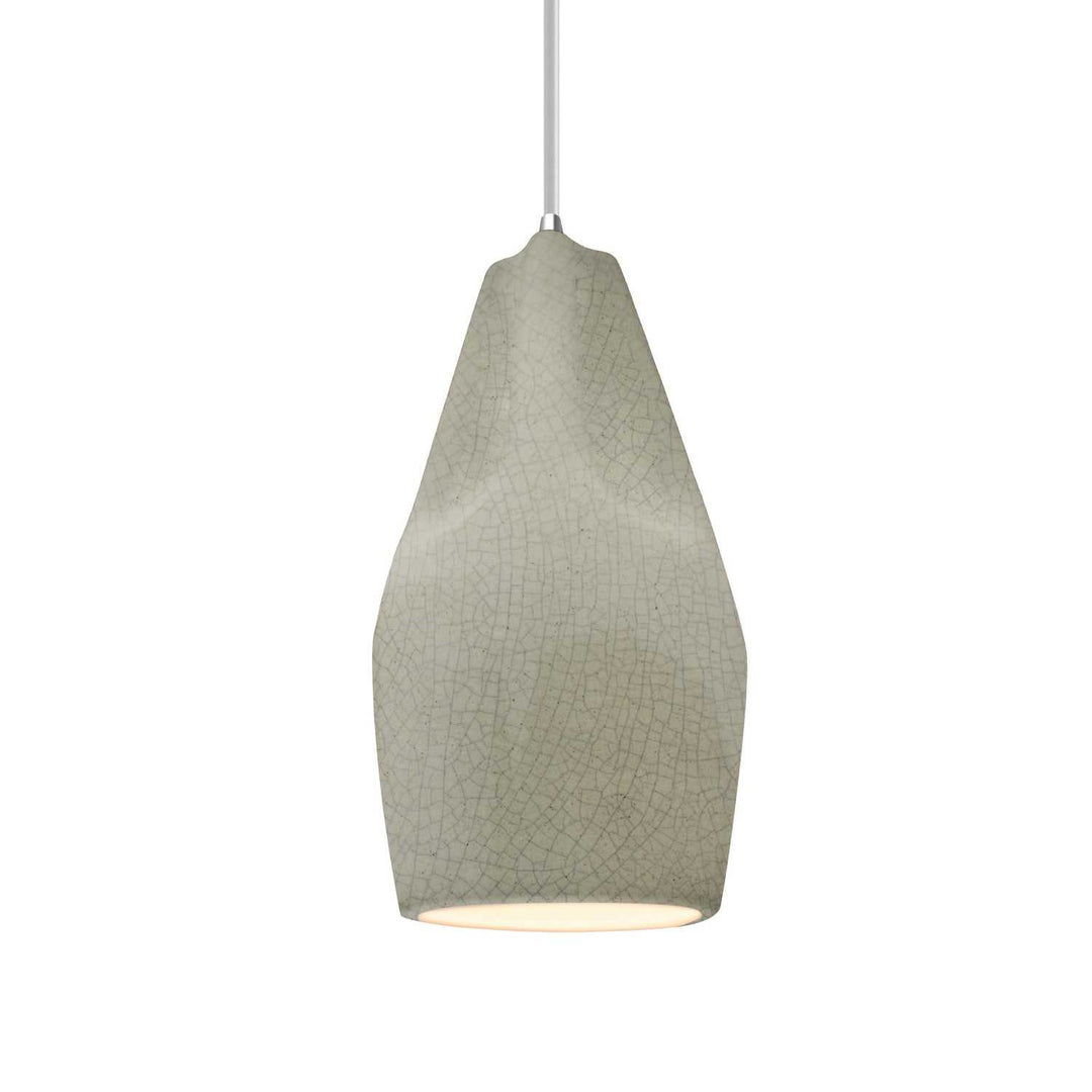 Radiance Collection One Light Pendant in Polished Chrome Justice Designs