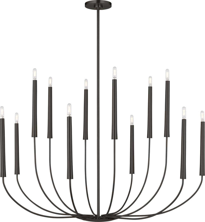 Visual Comfort Studio Canada - EC11812AI - 12 Light Chandelier - Lois - Aged Iron | Aged Iron