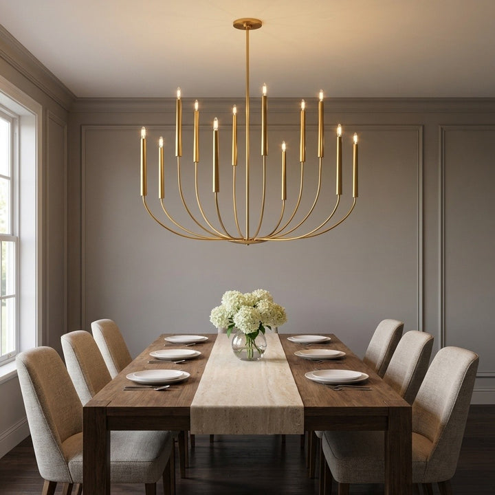 Visual Comfort Studio Canada - EC11812BBS - 12 Light Chandelier - Lois - Burnished Brass | Burnished Brass
