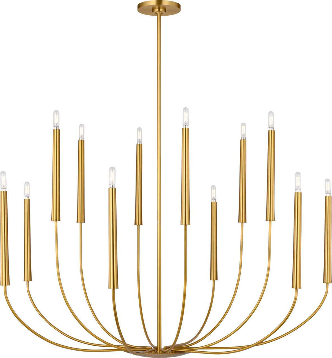Visual Comfort Studio Canada - EC11812BBS - 12 Light Chandelier - Lois - Burnished Brass | Burnished Brass
